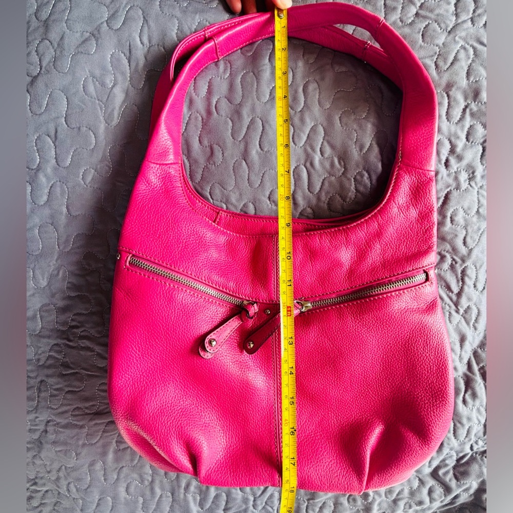Genuine Leather large pink purse w/ wallet - Picture 6 of 16